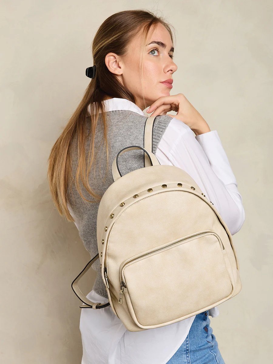 Sariya Vegan Studded Backpack
