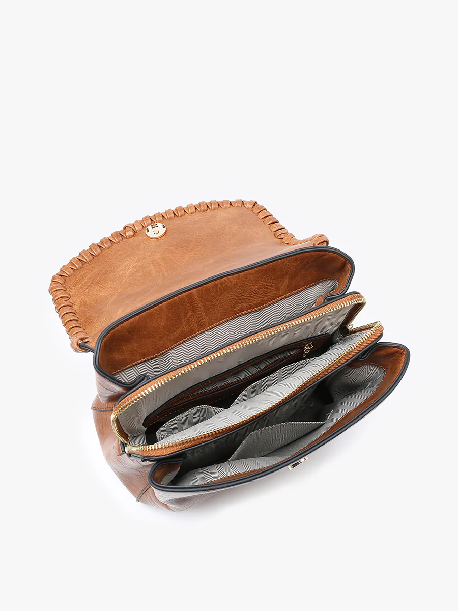 Blossom Vegan Whipstitch Backpack